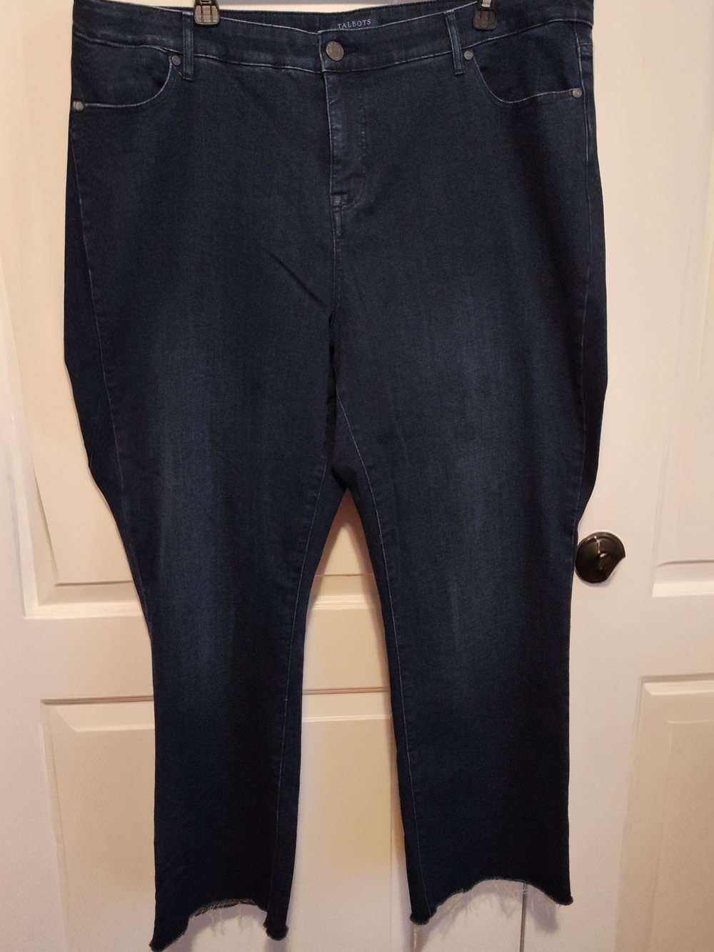 Talbots Dark Wash Barely Boot Jeans